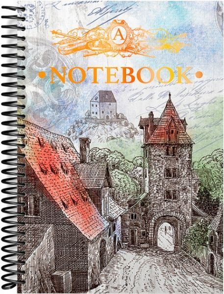 Блокнот Старе місто В5 120 аркушів у клітинку (1В1573) Аркуш