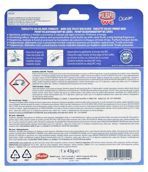 Туалетный блок PULIRAPID Tavoletta Океан 