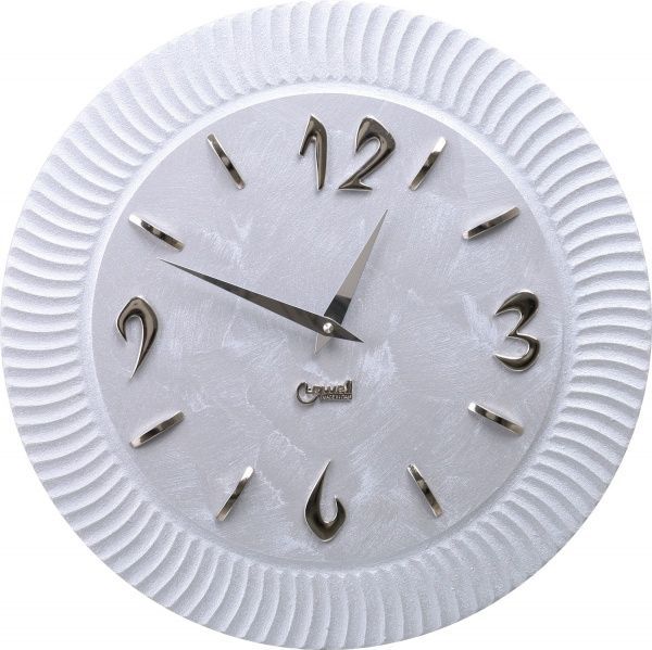 Часы настенные круглый silver grey Lowell
