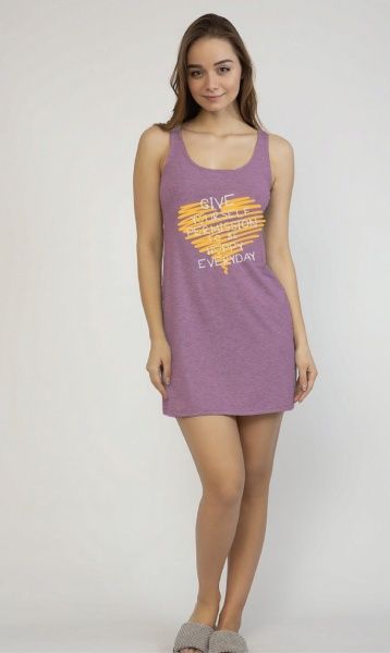 Ночная рубашка Roksana Lemonade 1089/16125 р. XXL фиолетовый 