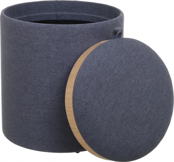 Скриня-пуф Bobbi темно-сірий 39х39х44 см 