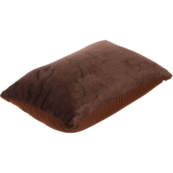 Подушка дорожная La Nuit 2 в 1 коричневая 29x38 см