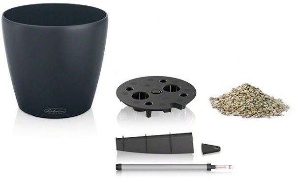 Вазон декоративный Lechuza Classico Color 43 круглый 66,4л белый (13230) 