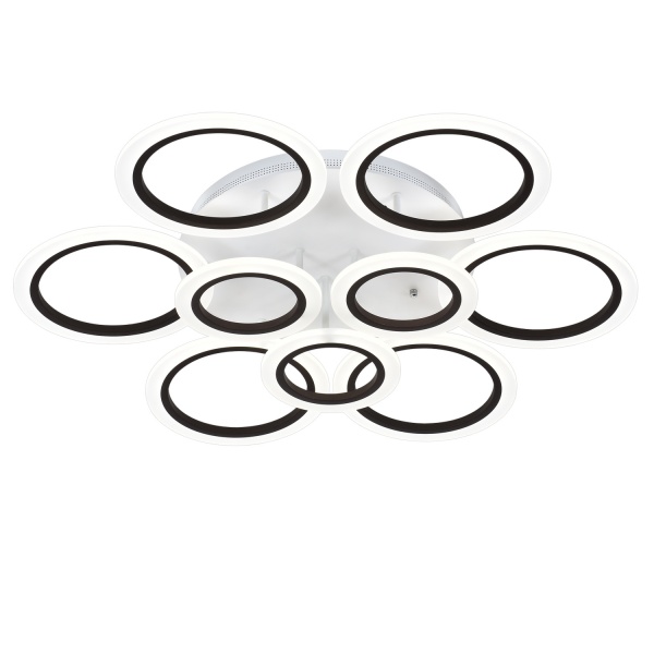 Люстра светодиодная Victoria Lighting с пультом д/у 132 Вт коричнево-белый Olive/PL9 