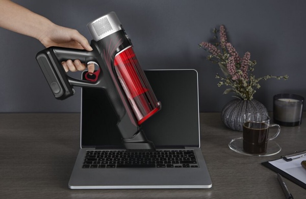 Пылесос аккумуляторный Rowenta X-Force 9.6 Animal RH2079WO black/red 