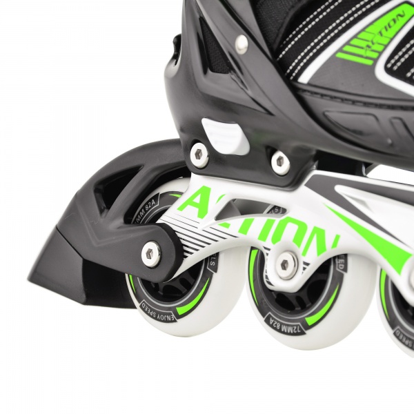 Роликовые коньки 2 в 1 Action Ronny/Green/37-40 153B5/2IN1/GR37-40 зеленый