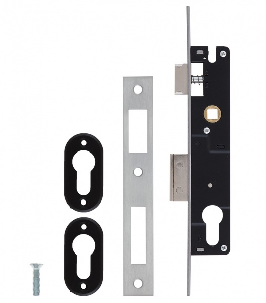 Замок врізний SANTOS DIN 726 UNIV BS30 85 мм SS 22 мм FOREND SP нержавіюча сталь