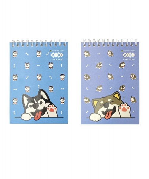 Блокнот Puppies А6 40 листов в ассортименте ZiBi