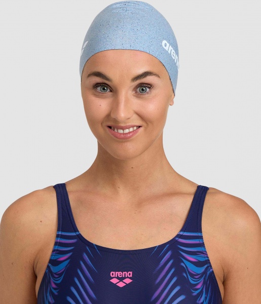 Шапочка для плавания Arena SILICONE CAP 006359-901 one size голубой
