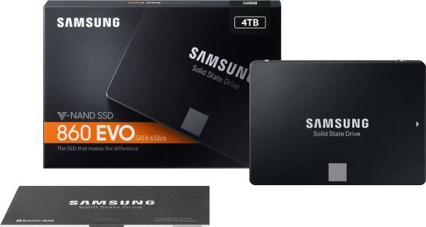 SSD-накопитель Samsung 860 EVO SATA V-NAND 3bit 4000GB 2,5