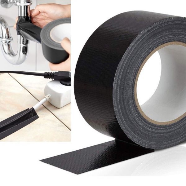 Армированная лента черная 