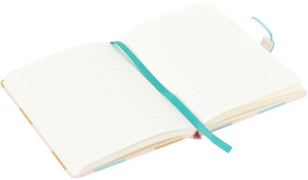 Блокнот в крупный горошек с застежкой