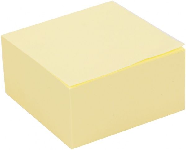 Бумага для заметок с липким слоем GN Cube 75x75 мм 400 шт. желтая Global Notes