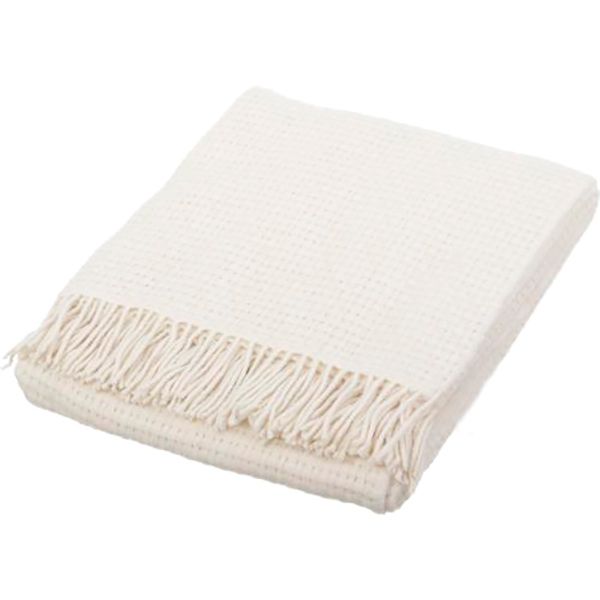 Плед вовняний 170x210 см бежевий Vladi 