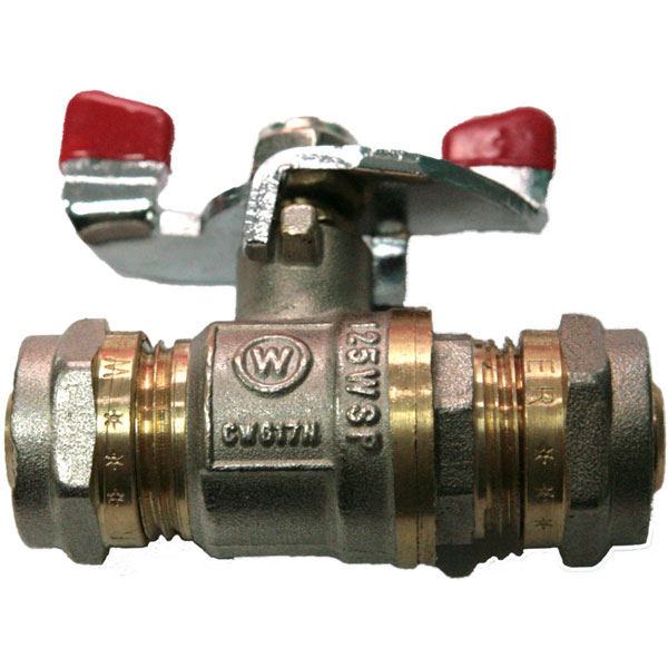 Кран шаровой WaterPro WING 20х20 (металопласт)