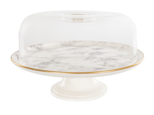 Блюдо на ніжці Marble 30 см 769-024 Lefard 