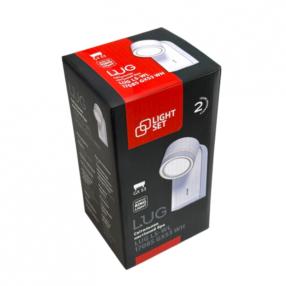 Бра LIGHT SET LUG LS-WL17085 12 Вт GX53 белый