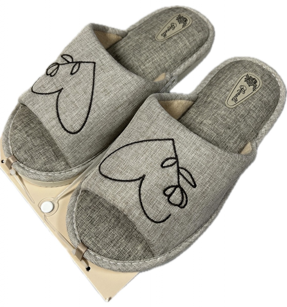 Тапки домашние Gemelli Признание р.41 бежевый