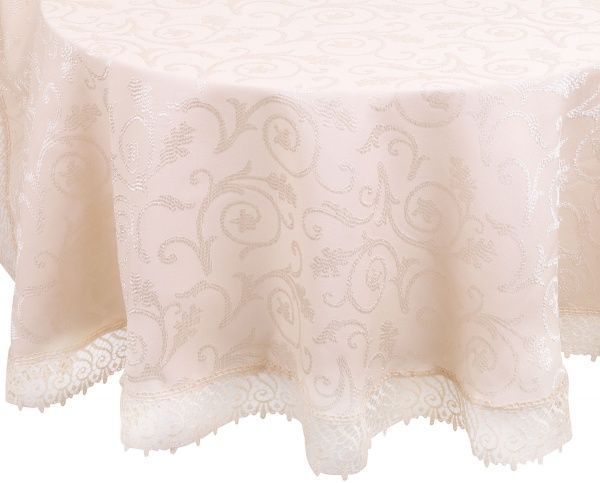 Скатерть KDK 160x220 см бежевый Karna 