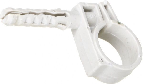 Обойма для труб Україна (ТОВ Відеодом) D 20-22 з ударним шурупом (10шт.)