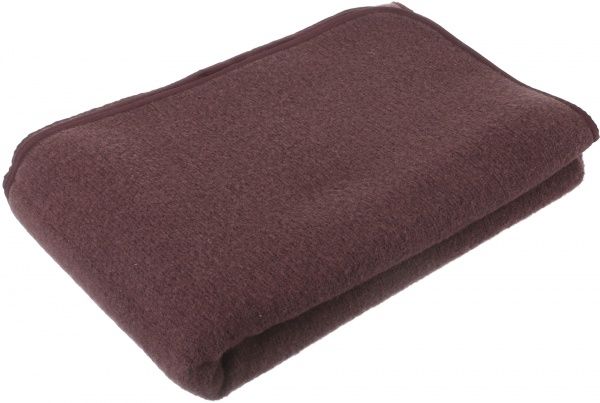 Плед шерстяной Баритон 140x200 см розовый Вултекс-С 