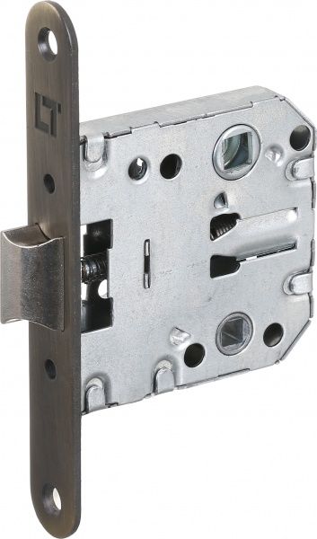 Замок врезной с ручками Heily AB WC 47,5 мм старая бронза