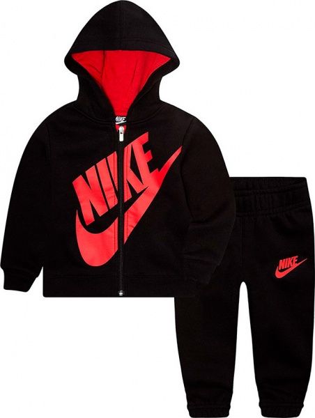 Спортивний костюм Nike SUEDED FLCE FUTURA JOGG SET 66E412-023 р. 12M чорний