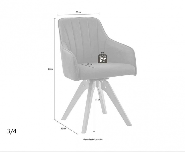 Стул Mia черный/дуб