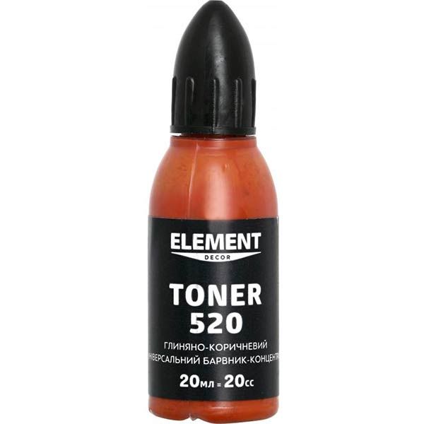 Пигмент Element Decor Toner глиняно-коричневый 20 мл