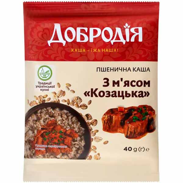 Каша Добродія™ з м'ясом Козацька