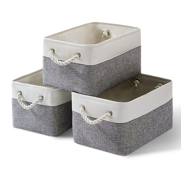 Ящик для хранения MVM TH-10 S GRAY/WHITE 130x200x300 мм