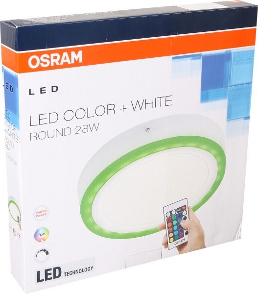 Светильник светодиодный Osram LED Color RGB 28 Вт 3000 К белый 