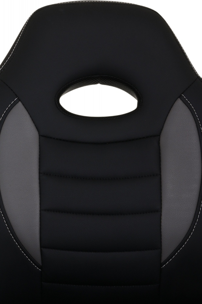 Кресло игровое Центр Меблів Колин серо-черный