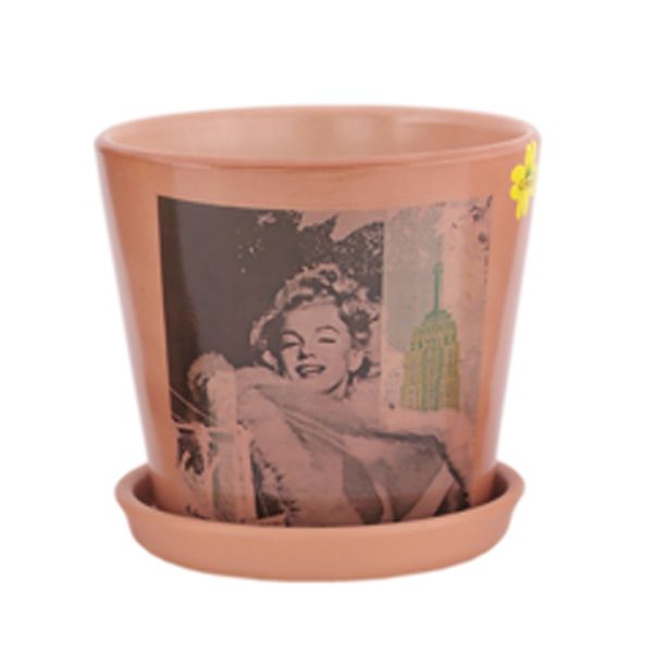 Горшок цветочный Континент JJ10833-S 11х11х10 см