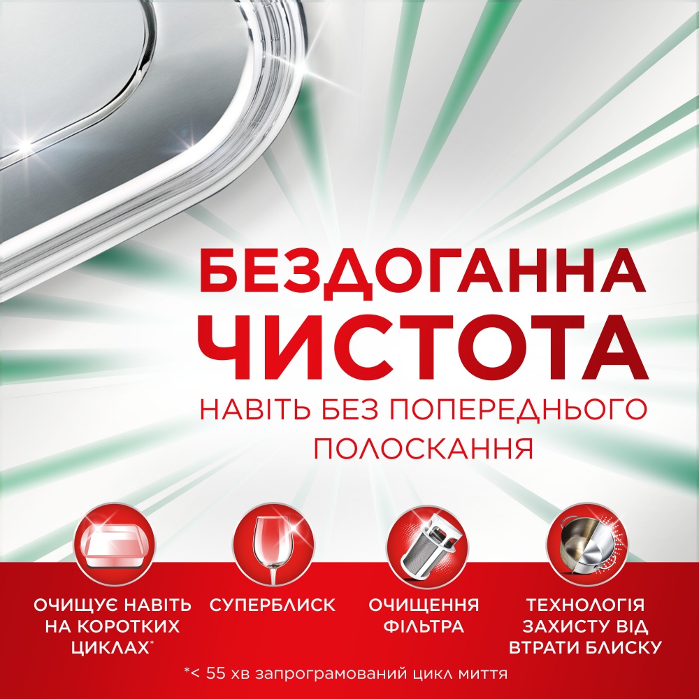 Капсулы для посудомоечных машин Fairy Platinum Plus Все-в-1 40 шт.