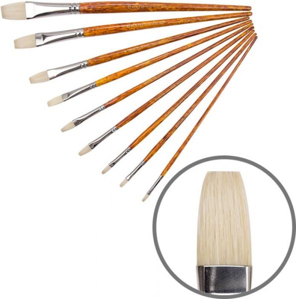 Кисть плоская Grace 2023F № 1 Kolos 