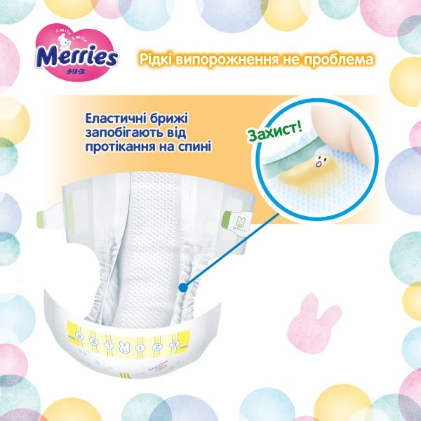 Подгузники Merries размер M 6-11 кг 76 шт./уп. (UJ)
