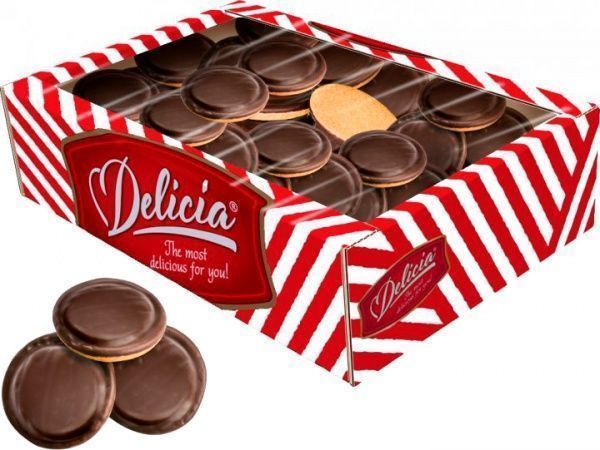 Печенье Делиция сдобное со вкусом вишни 500 г 