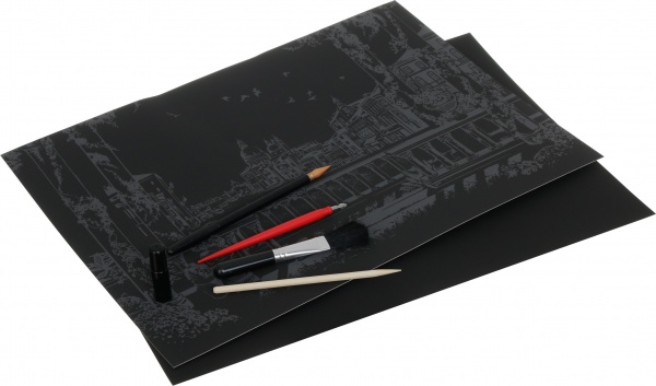 Скретч-картина Греция 40,5x28,5 см 