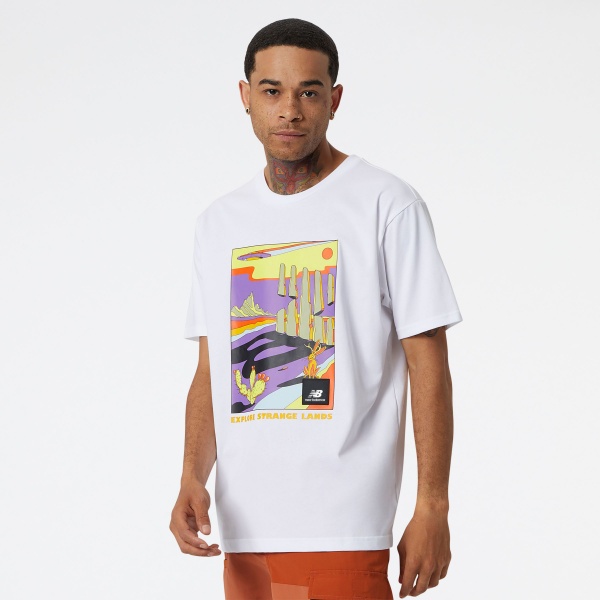 Футболка New Balance MT21509WT р.2XL білий