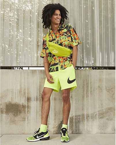 Кроссовки Nike AIR MAX FLYKNIT RACER FD4610-700 р.45 зеленый