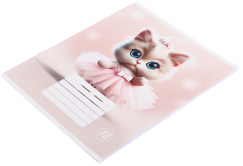 Тетрадь школьная Cats24 12 листов скоба клетка_1 Nota Bene