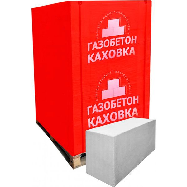Газобетонний блок КАХОВКА 600x200x100 мм D-400