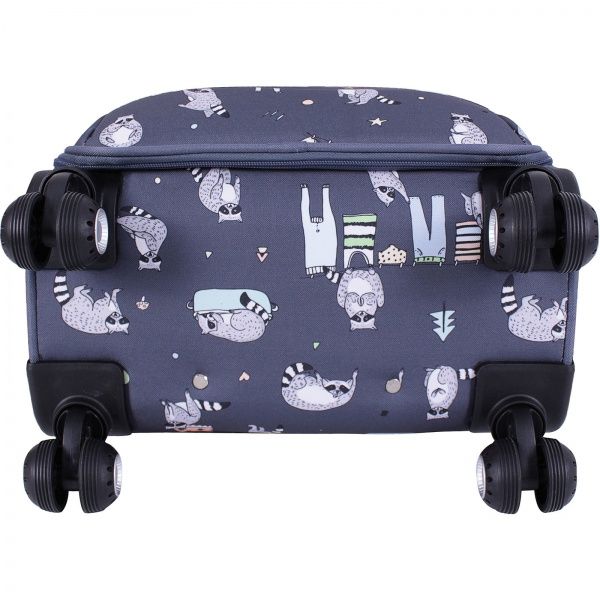 Валіза Bagland Марсель 36 л сірий 220 (0037966194) 