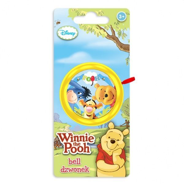Дзвінок велосипедний 7 Polska Вінні Пух жовтий 9105 