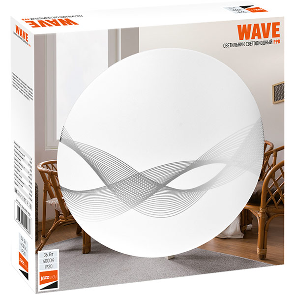 Светильник светодиодный Jazzway PPB Wave 36 Вт белый 4000 К 