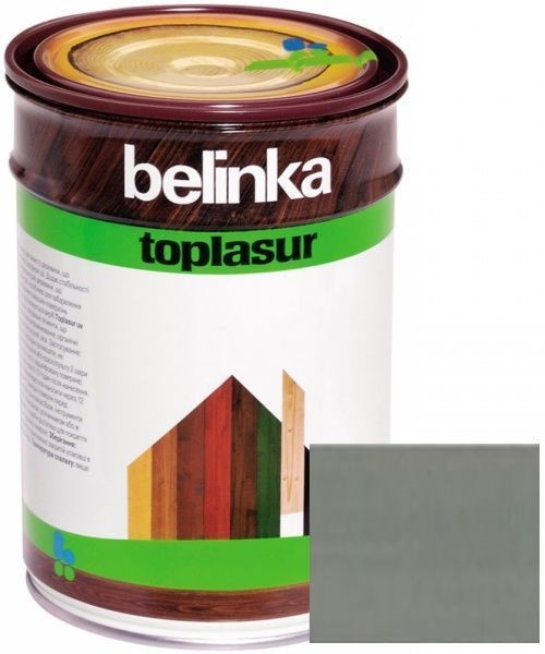 Краска-лазурь Belinka Toplasur 30 платиново-серый полуглянец 1 л