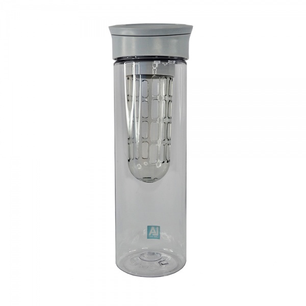 Пляшка Clear 800 мл сірий Line Art