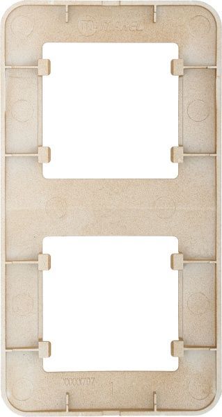 Рамка двухместная Makel Lillium Natural вертикальная дуб