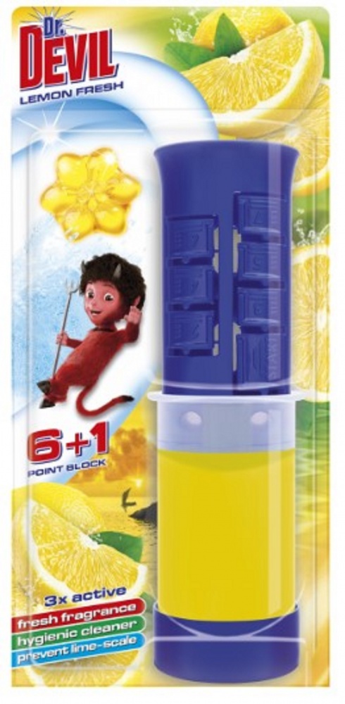 Диски туалетные Dr.Devil Lemon fresh 0,045 л